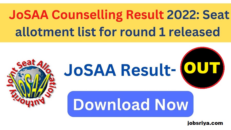 JoSAA Counselling Result