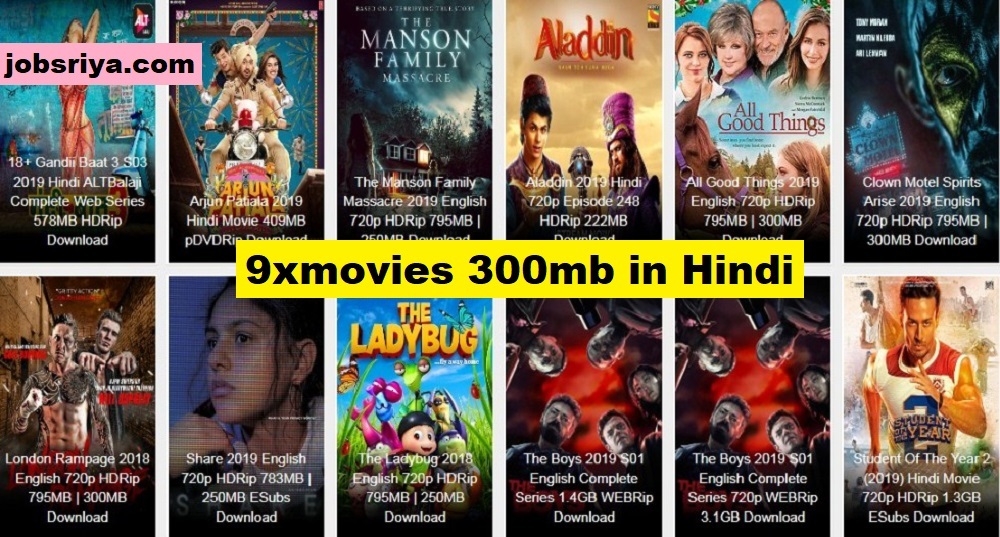 9xmovies 300mb in Hindi