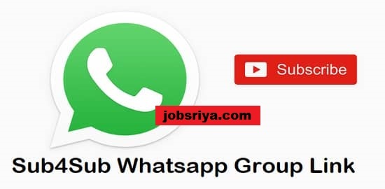 YouTube Sub4Sub Whatsapp Group Link 2022
