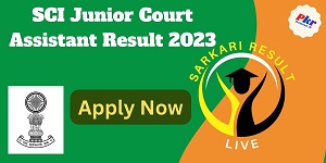SCI Junior Court Assistant Result